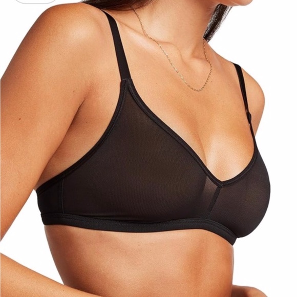 NWT Negative Underwear Sieve Non-Wire Black Bra in Size 2+ - Picture 2 of 9